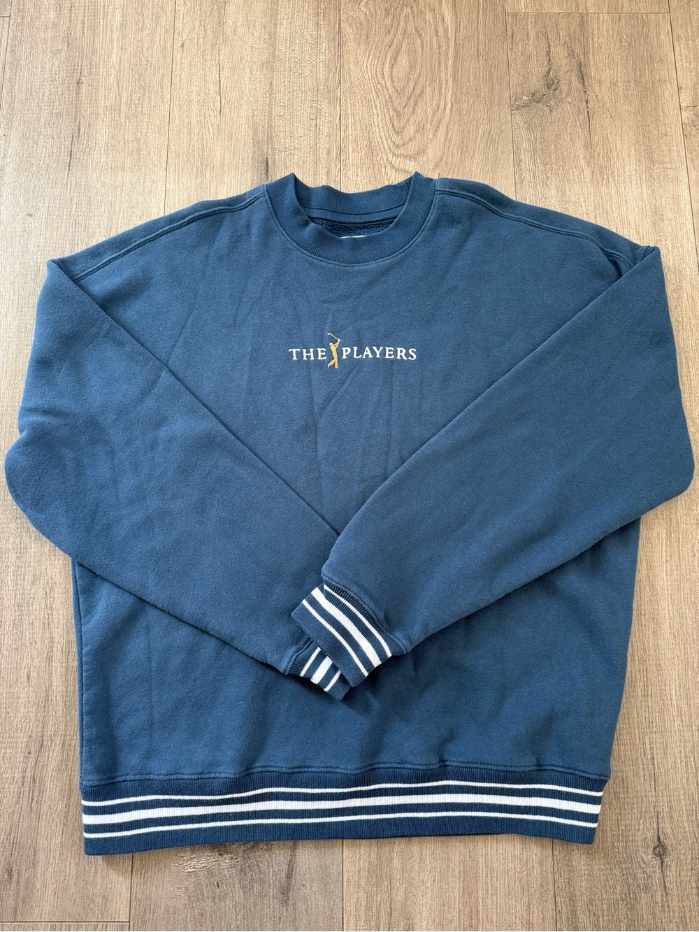 Hollister x The Players Championship Golf Embroidered Navy Crewneck